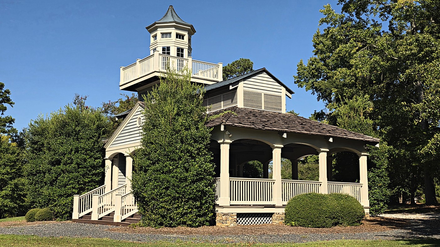 The Light House Pavilion at Lighthouse Point in Harbor Club on Lake Oconee, Georgia